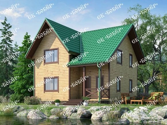 Дом из проф бруса 7х8